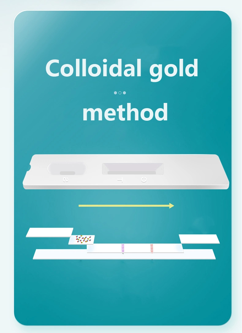 Antigen Rapid Diagnostic Test Kits Reagent Test Strip Colloidal Gold Method